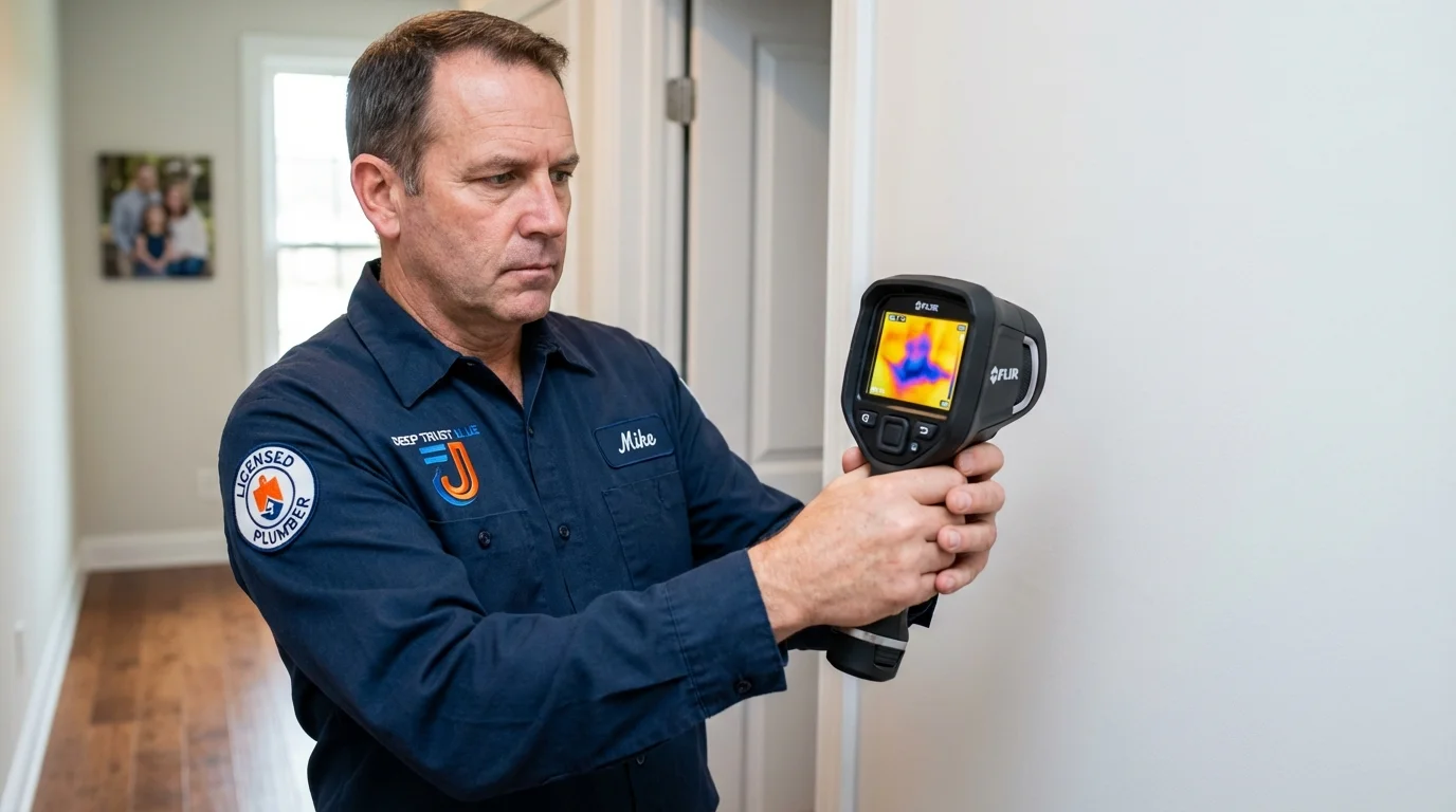 Thermal imaging leak detection by Johns Plumbing LLC in Carriere